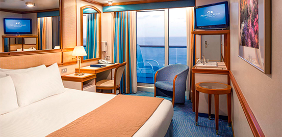 Camarote Exterior Balcón Emerald Princess