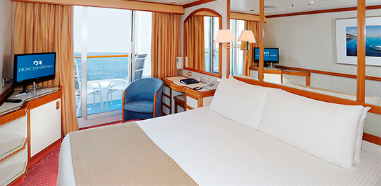 Camarote Exterior Balcón Sun Princess