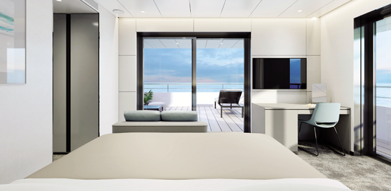 Camarote Suite Terraza Emerald Azzurra