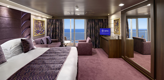 Camarote Suite MSC Preziosa