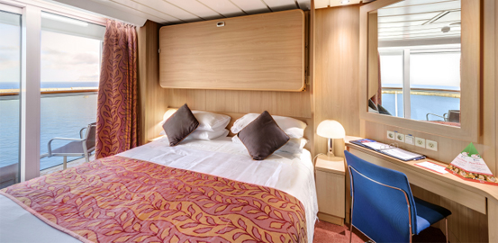 Camarote Exterior Balcón MSC Sinfonia