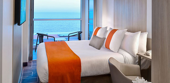 Camarote Exterior Balcón Celebrity Infinity