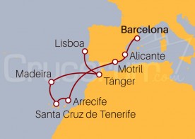 Itinerario Crucero