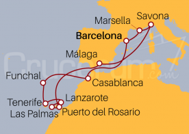 Itinerario Crucero